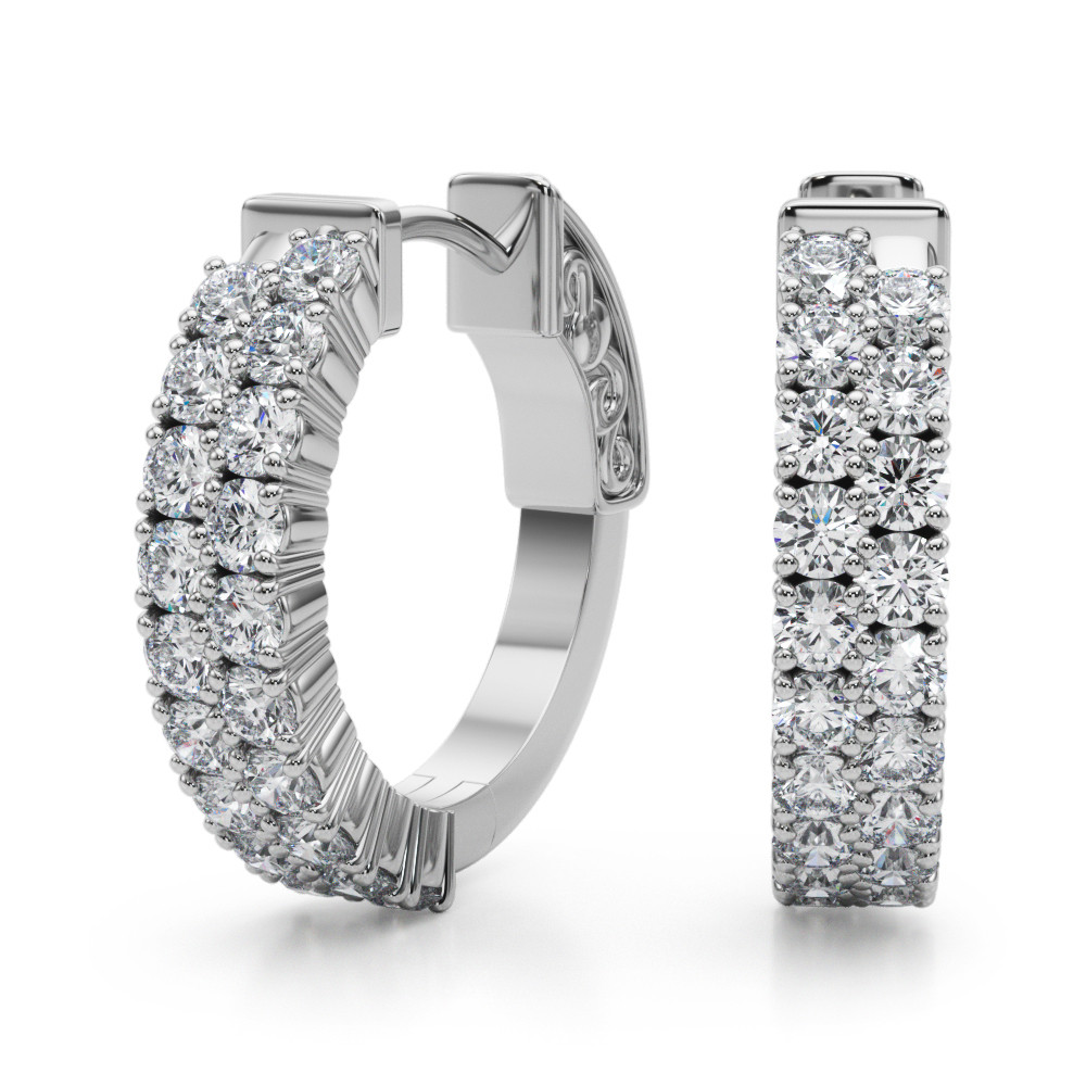 DOUBLE ROW VAULT LOCK HOOPS