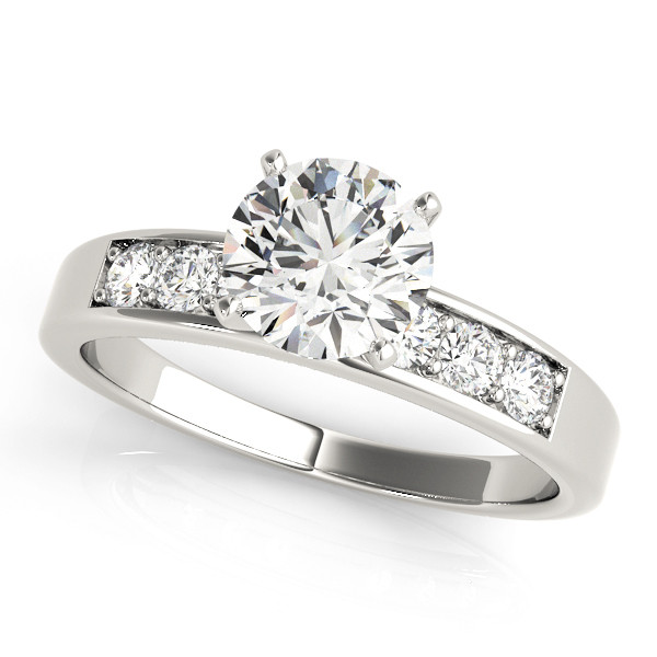 ENGAGEMENT RINGS SINGLE ROW CHANNEL SET
