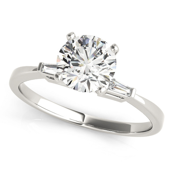 ENGAGEMENT RINGS 3 STONE BAGUETTE