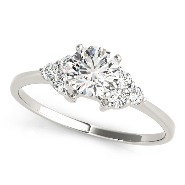 ENGAGEMENT RINGS CLUSTER SIDES
