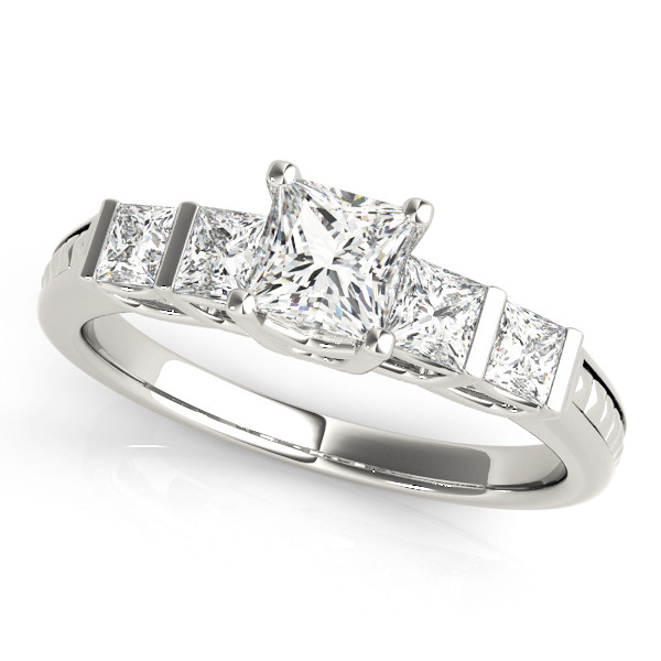 ENGAGEMENT RINGS FANCY SHAPE BAGUETTE