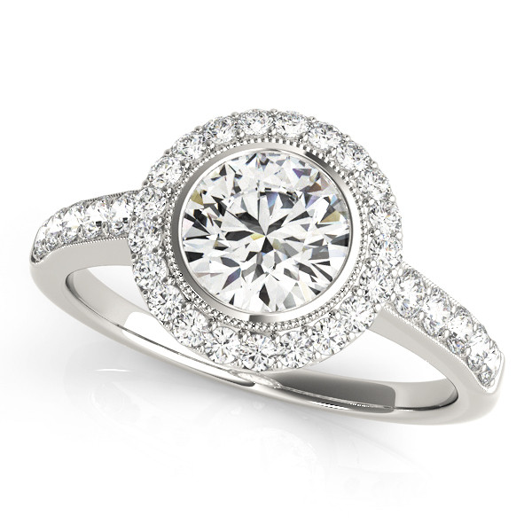 ENGAGEMENT RINGS HALO ROUND