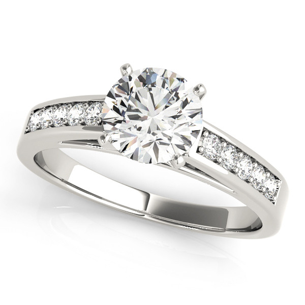 ENGAGEMENT RINGS SINGLE ROW CHANNEL SET