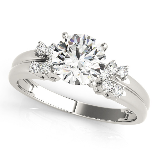 ENGAGEMENT RINGS CLUSTER SIDES