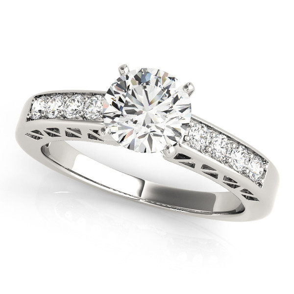 ENGAGEMENT RINGS SINGLE ROW CHANNEL SET