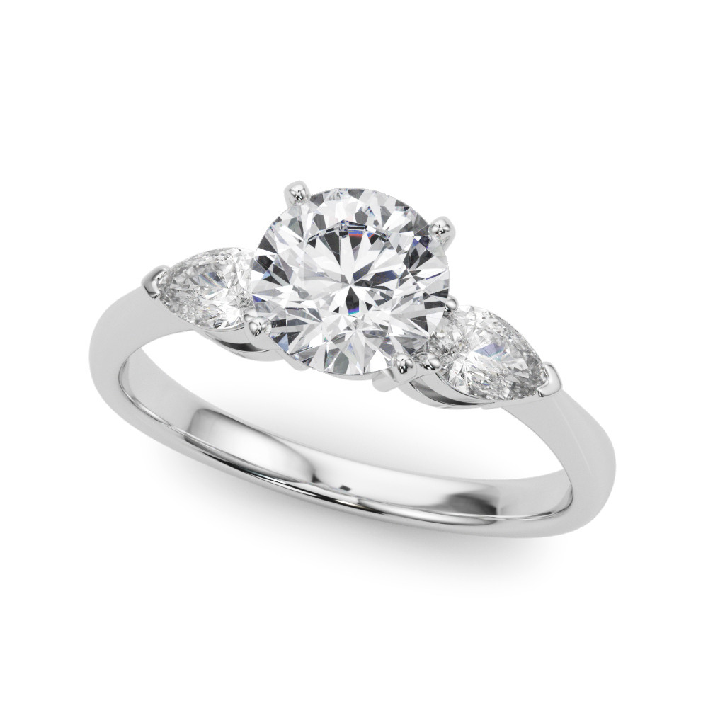 ENGAGEMENT RINGS 3 STONE PEAR