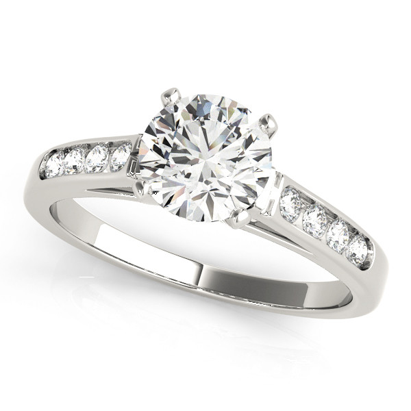 ENGAGEMENT RINGS SINGLE ROW CHANNEL SET