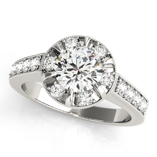 ENGAGEMENT RINGS HALO ROUND
