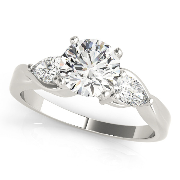 ENGAGEMENT RINGS 3 STONE PEAR