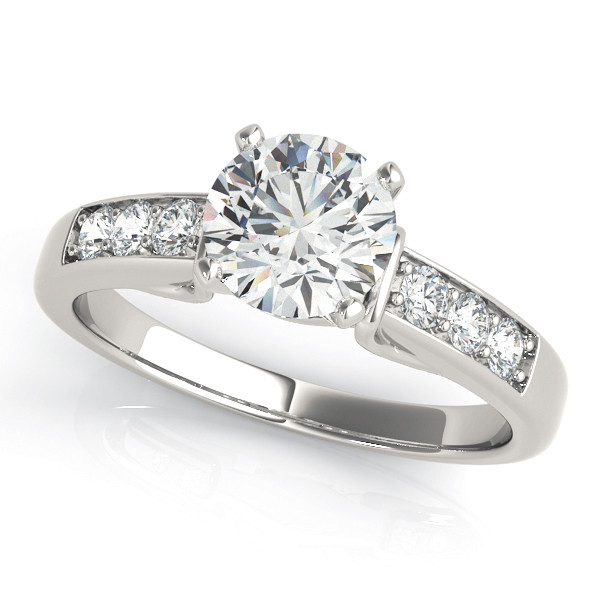 ENGAGEMENT RINGS SINGLE ROW CHANNEL SET