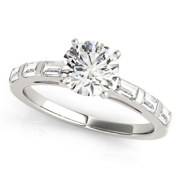 ENGAGEMENT RINGS FANCY SHAPE BAGUETTE