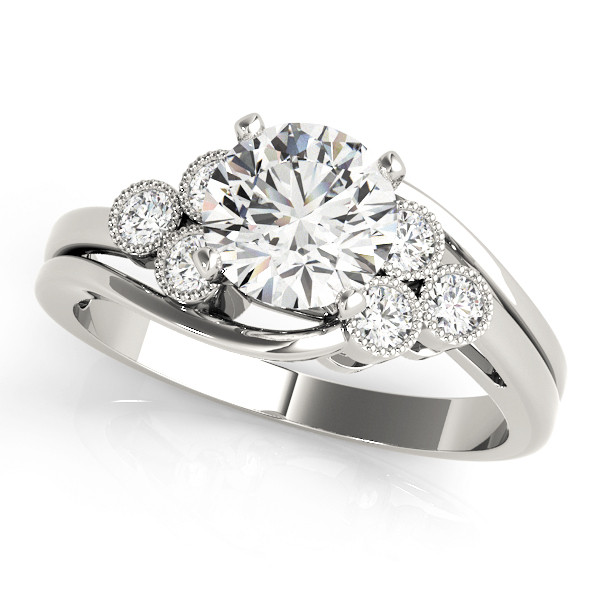 ENGAGEMENT RINGS CLUSTER SIDES