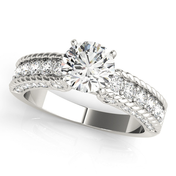 ENGAGEMENT RINGS SINGLE ROW CHANNEL SET