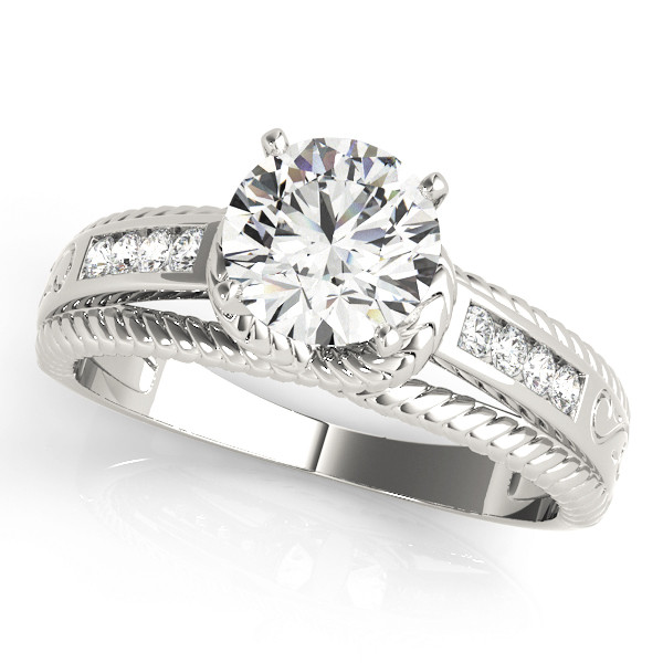 ENGAGEMENT RINGS SINGLE ROW CHANNEL SET