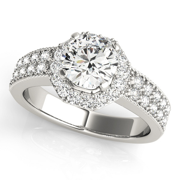 ENGAGEMENT RINGS HALO ROUND