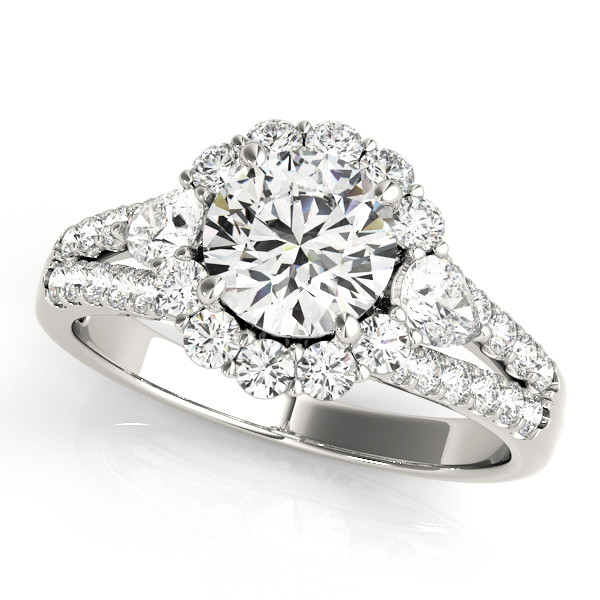 ENGAGEMENT RINGS HALO ROUND