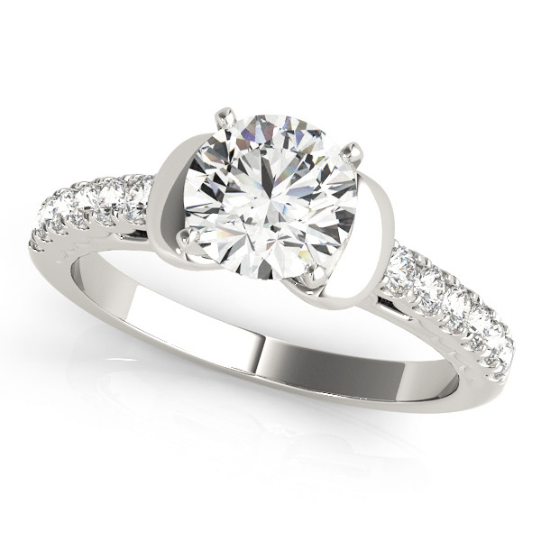 ENGAGEMENT RINGS SINGLE ROW PRONG SET