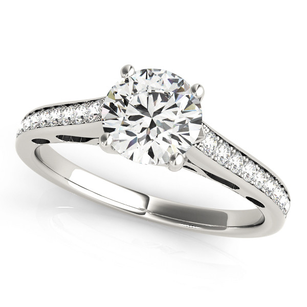ENGAGEMENT RINGS SINGLE ROW PRONG SET
