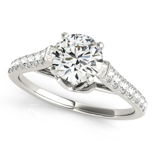 ENGAGEMENT RINGS SINGLE ROW PRONG SET