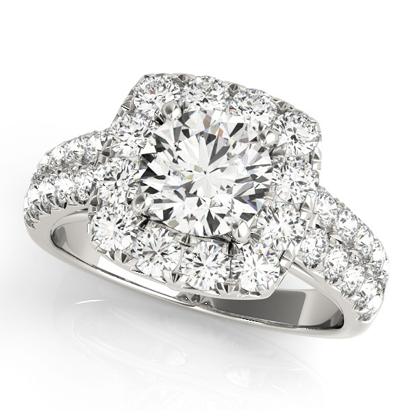 ENGAGEMENT RINGS HALO ROUND