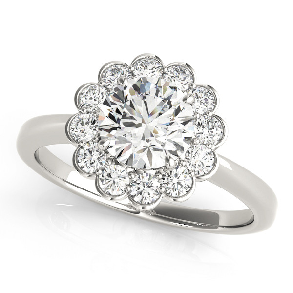 ENGAGEMENT RINGS HALO ROUND