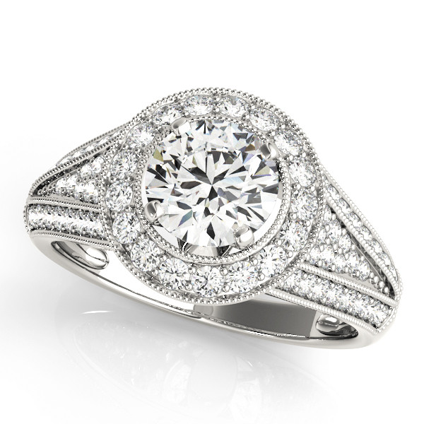 ENGAGEMENT RINGS HALO ROUND