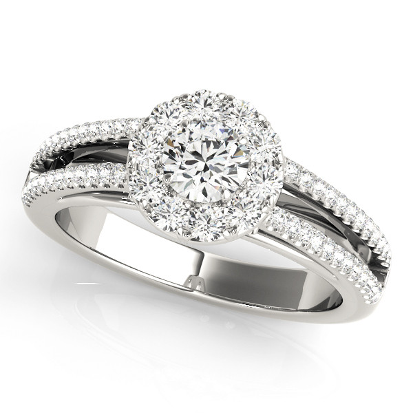 ENGAGEMENT RINGS HALO ROUND