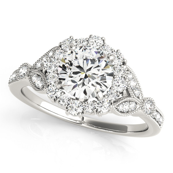 ENGAGEMENT RINGS HALO ROUND