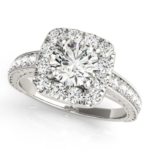 ENGAGEMENT RINGS HALO ROUND