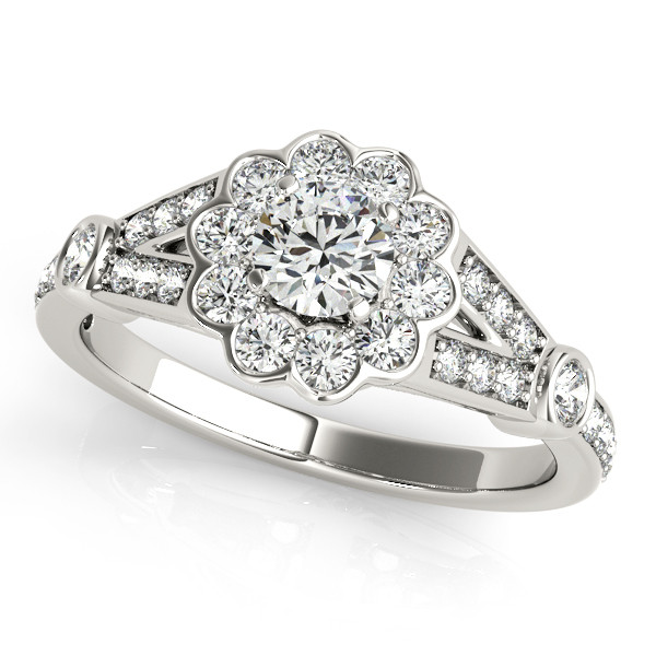 ENGAGEMENT RINGS HALO ROUND