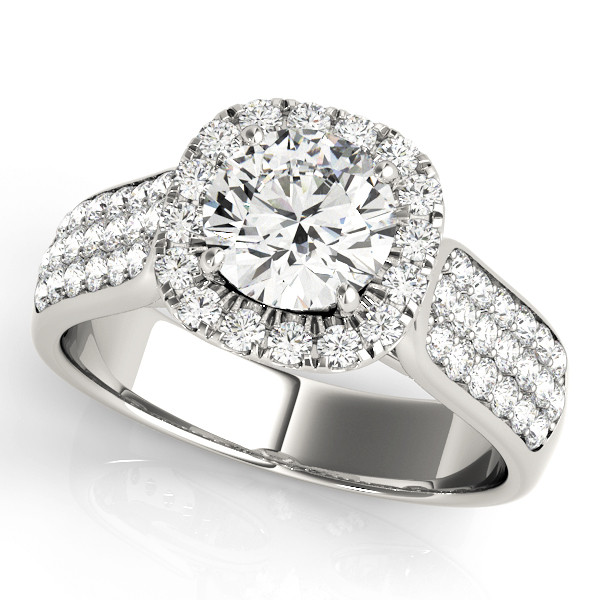 ENGAGEMENT RINGS HALO ROUND