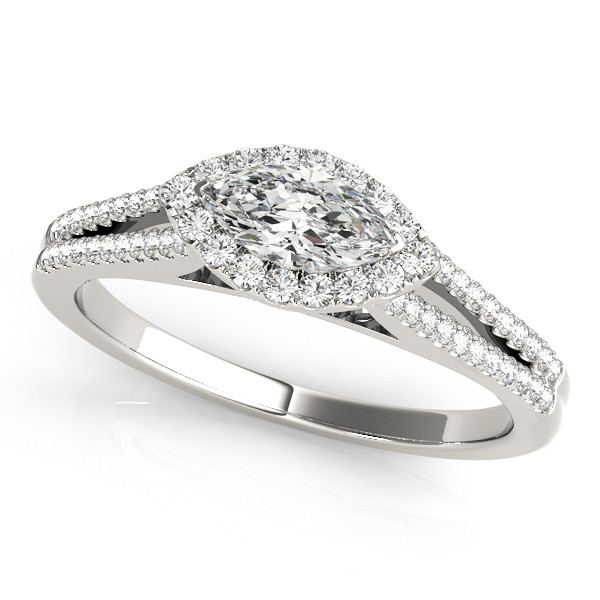 ENGAGEMENT RINGS HALO MARQUISE