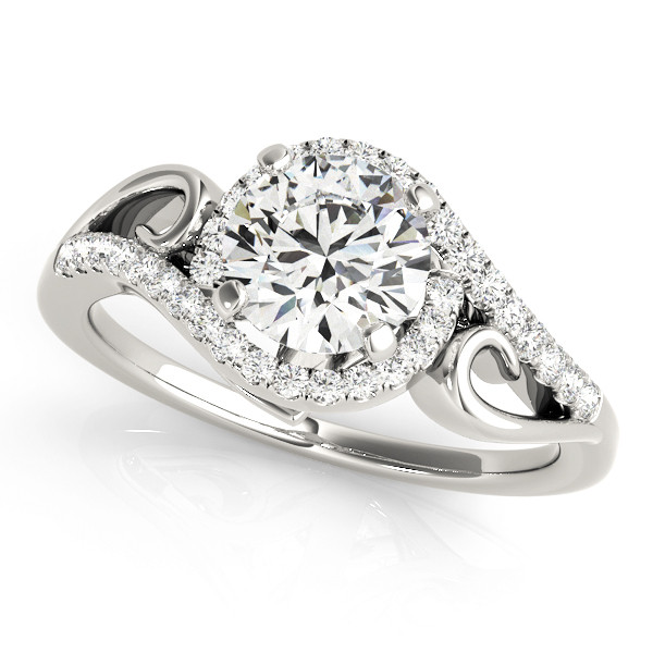 ENGAGEMENT RINGS HALO ROUND