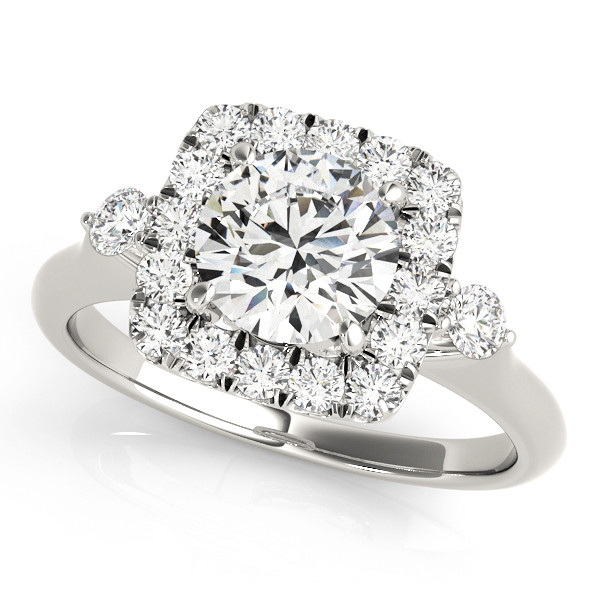 ENGAGEMENT RINGS HALO ROUND