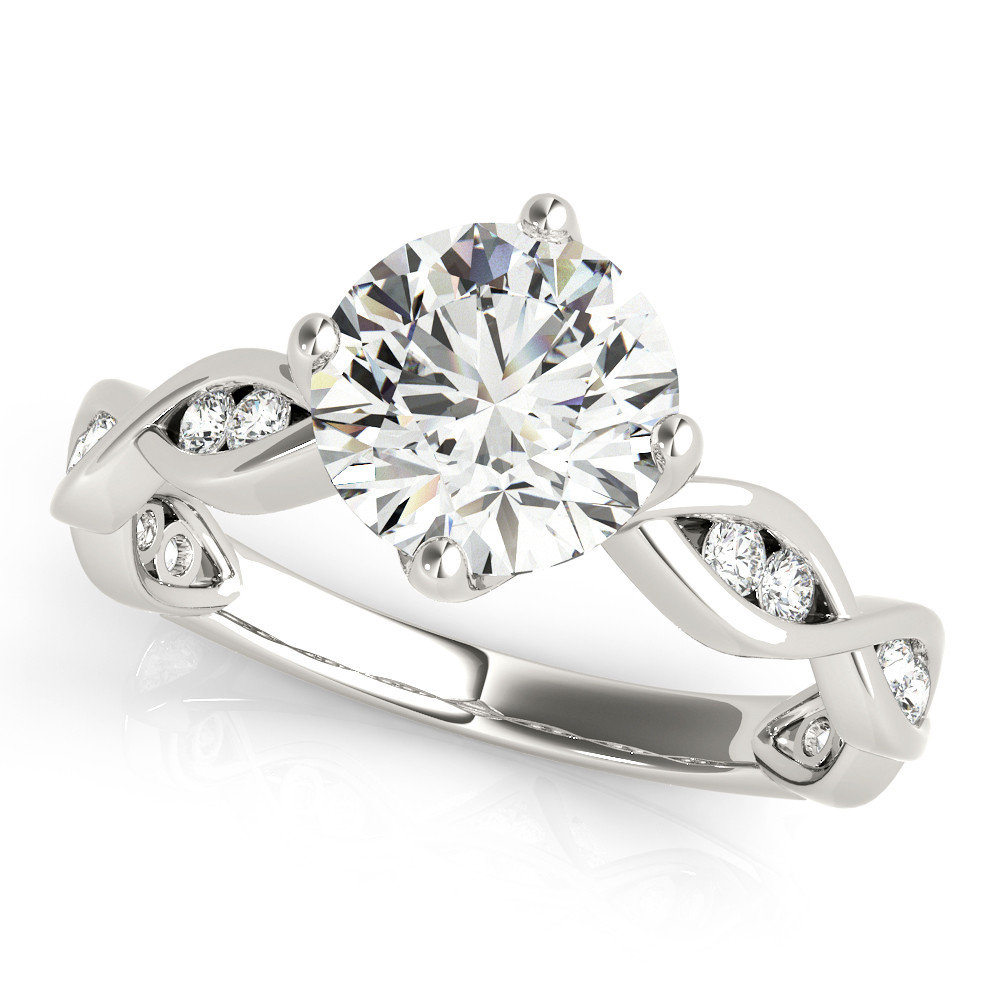 TWISTED SHANK ENGAGEMENT RING