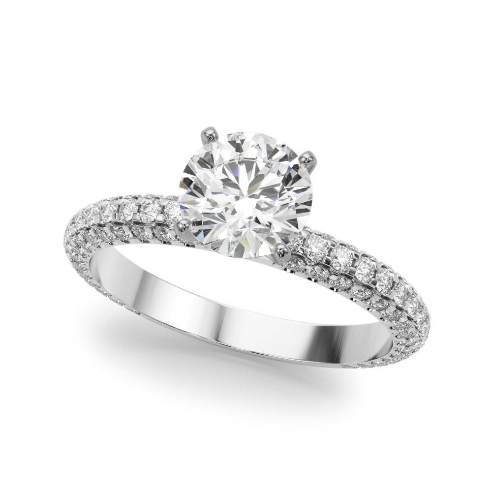 PAVE ENGAGEMENT RING