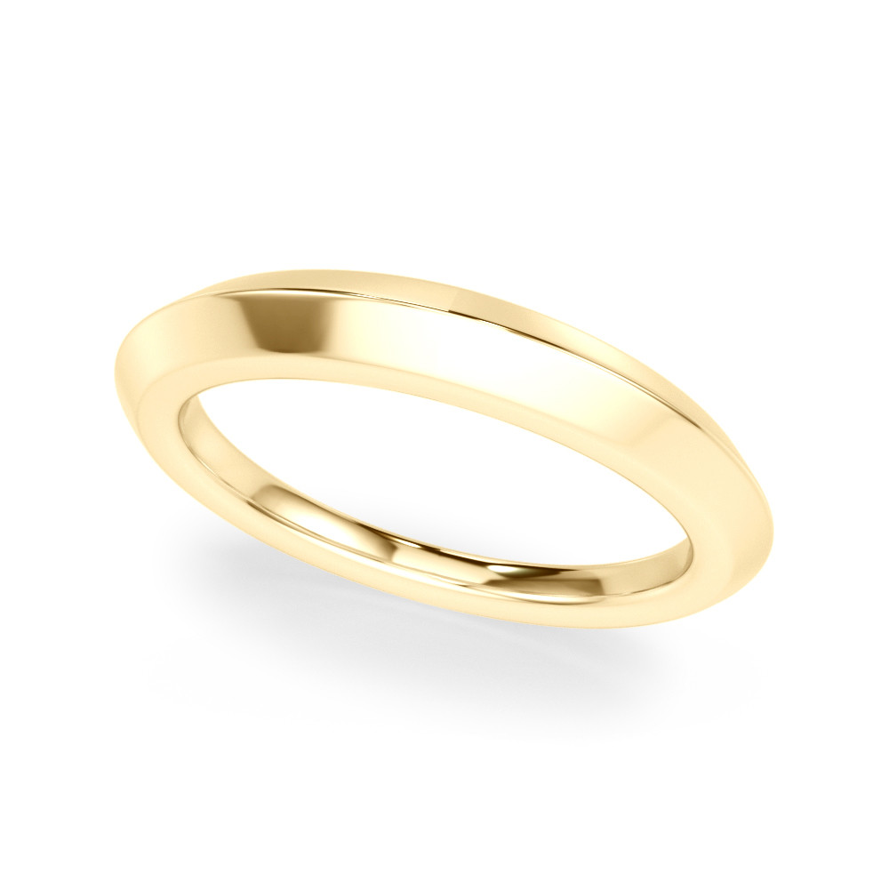 PLAIN KNIFE EDGE WEDDING BAND