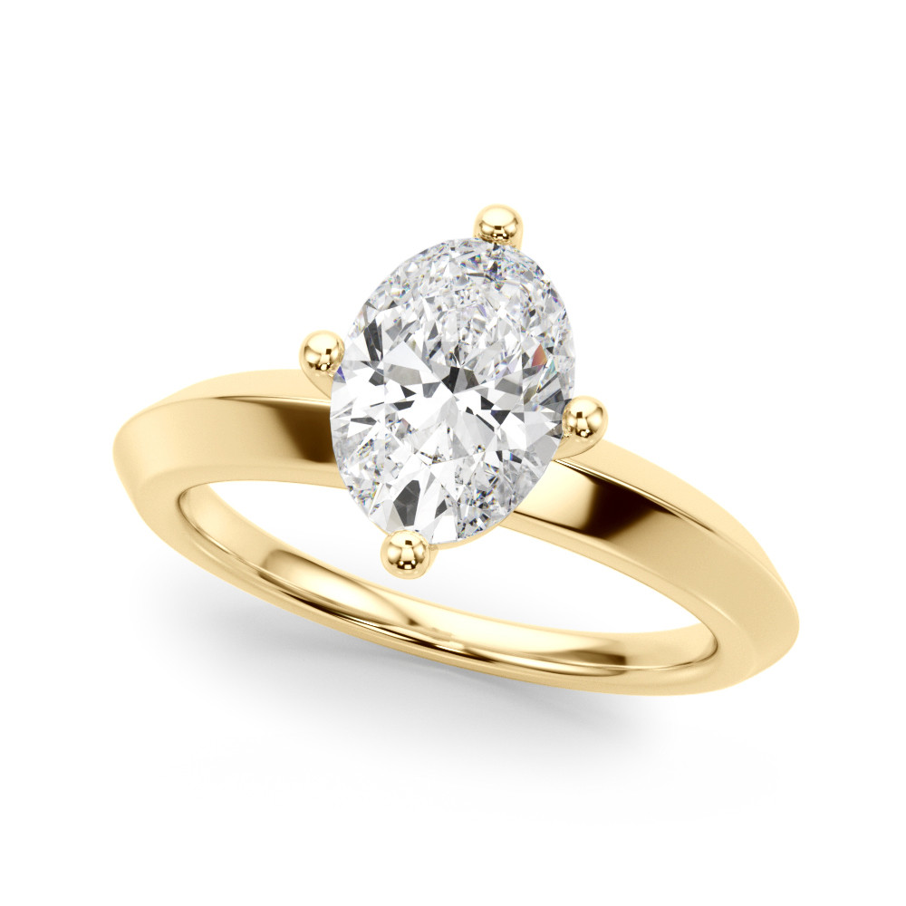 KNIFE EDGE SOLITAIRE ENG RING