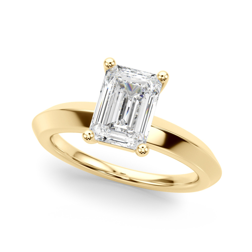 KNIFE EDGE SOLITAIRE ENG RING