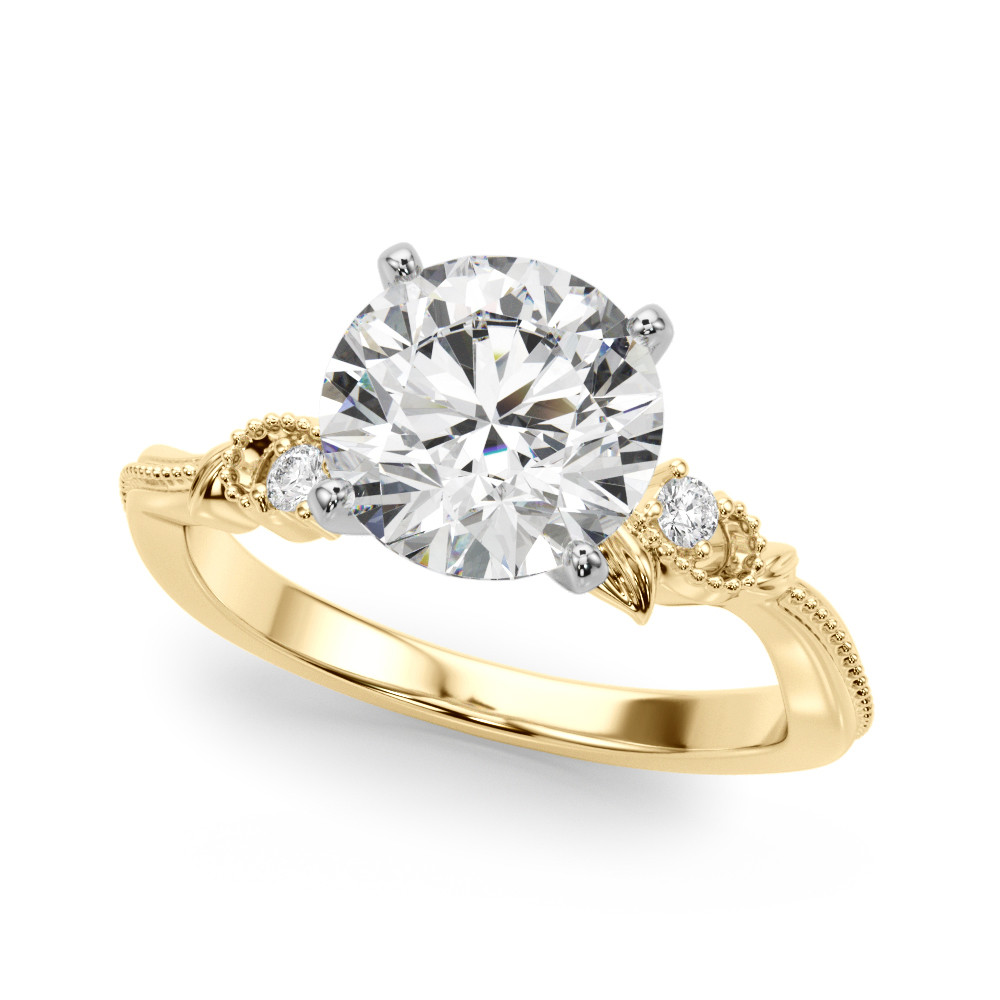 OVAL CENTER ENGAGEMENT RING