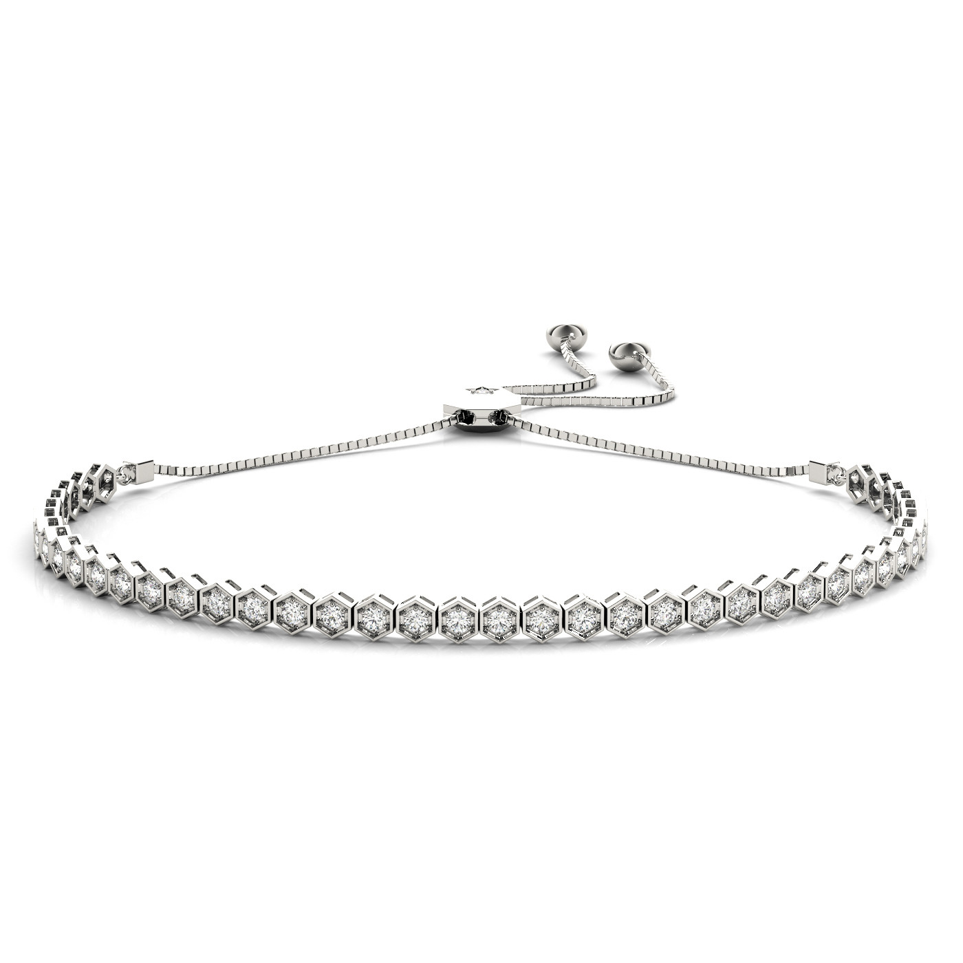 ADJUSTABLE TENNIS BRACELET