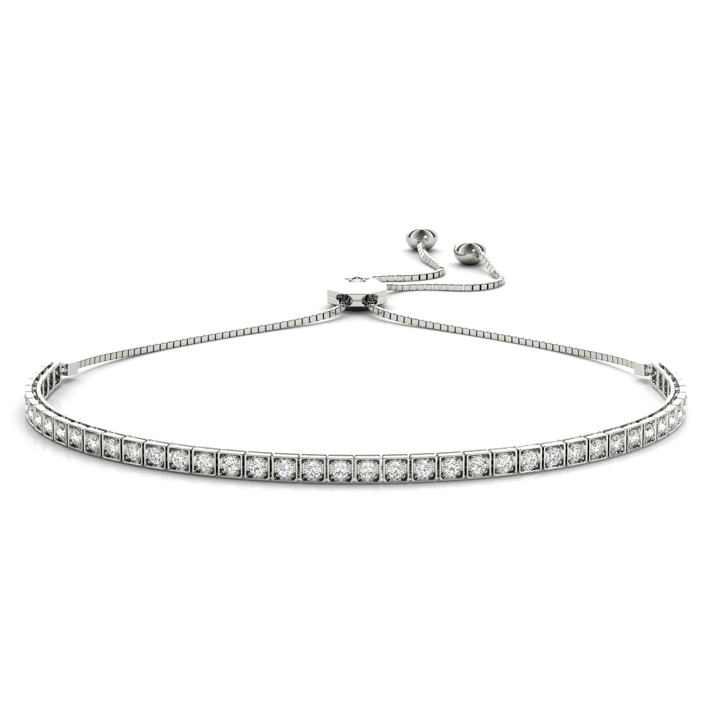 ADJUSTABLE TENNIS BRACELET