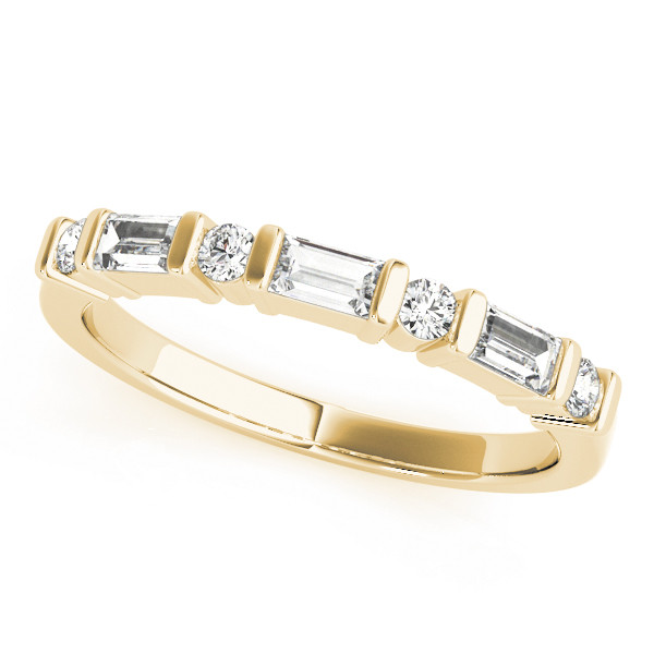 WEDDING BANDS FANCY SHAPE BAGUETTE