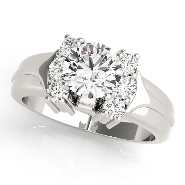ENGAGEMENT RINGS CLUSTER SIDES