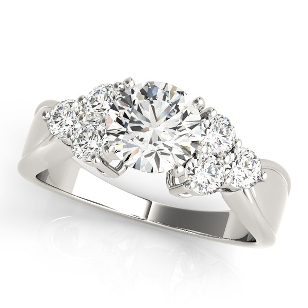 ENGAGEMENT RINGS CLUSTER SIDES