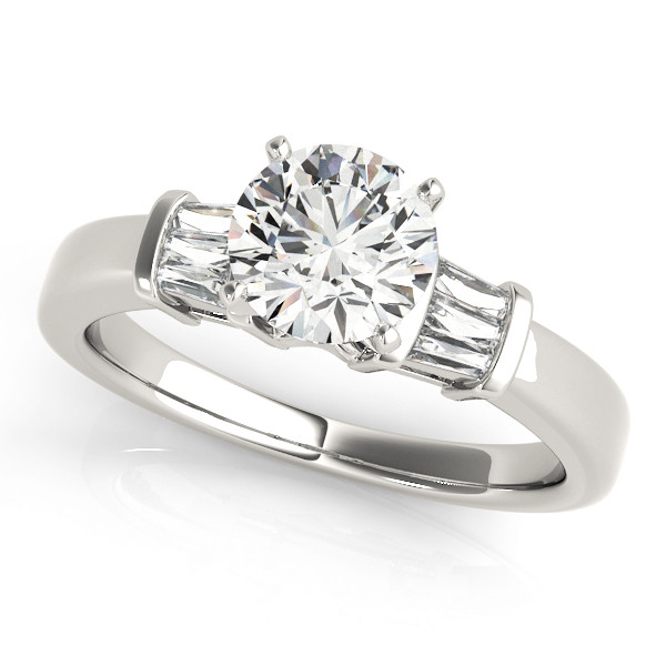 ENGAGEMENT RINGS FANCY SHAPE BAGUETTE REMOUNTS