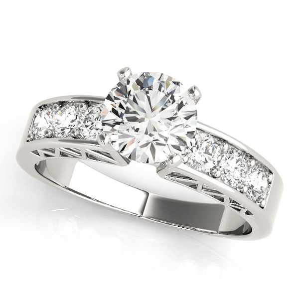 ENGAGEMENT RINGS SINGLE ROW CHANNEL SET