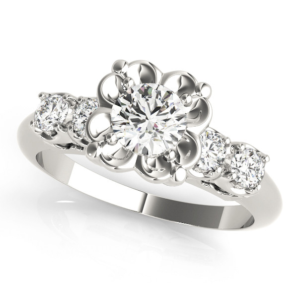ENGAGEMENT RINGS SINGLE ROW PRONG SET