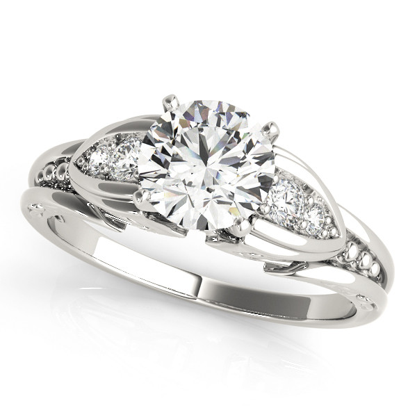 ENGAGEMENT RINGS SINGLE ROW PRONG SET