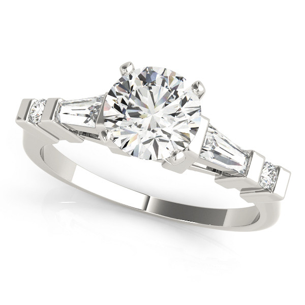 ENGAGEMENT RINGS FANCY SHAPE BAGUETTE REMOUNTS